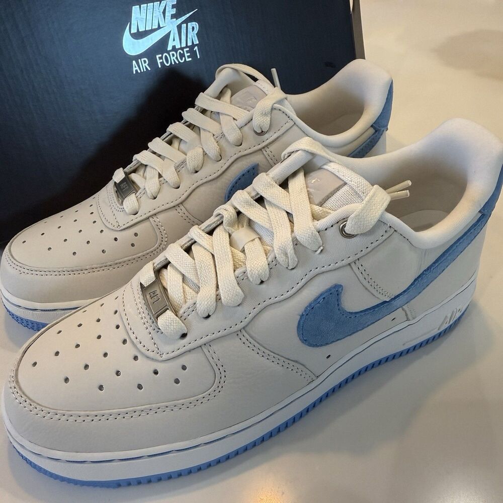 NIKE Women's US SZ 8.5 Mens Sz 7 AIR FORCE 1 LXX UNIVERSITY BLUE NEW W BOX